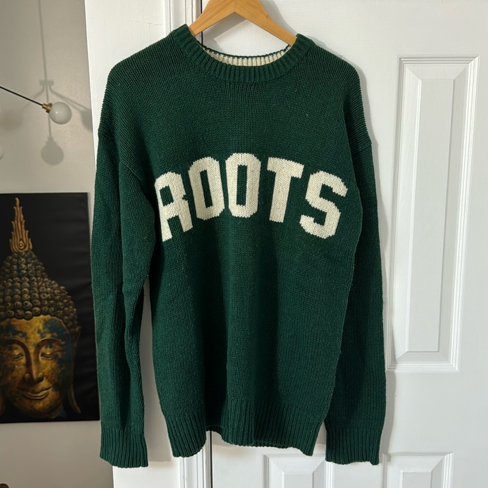Roots Green Sweater